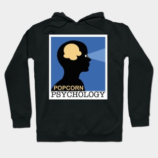 Popcorn Psychology Blue Logo Hoodie